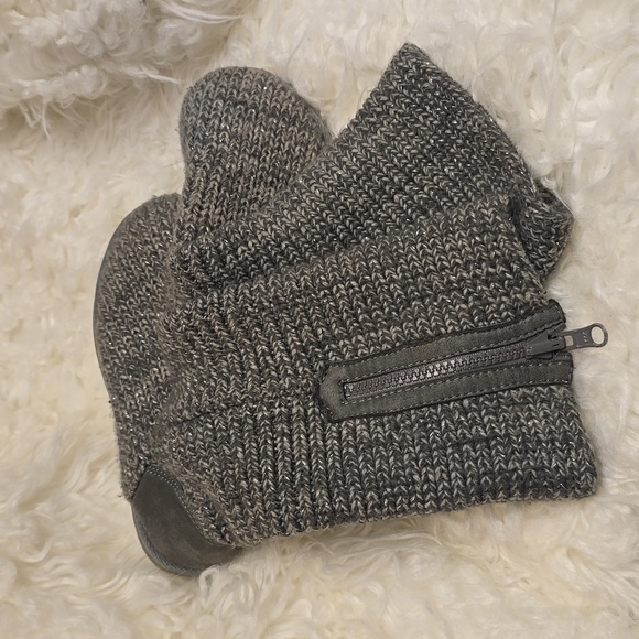 Sonoma Life + Style Brand Grey Boots Girls Size 3 kids - Picture 3 of 8